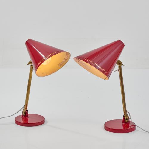 Zwei Tischleuchten '9222', 1950er Jahre (Entwurf)