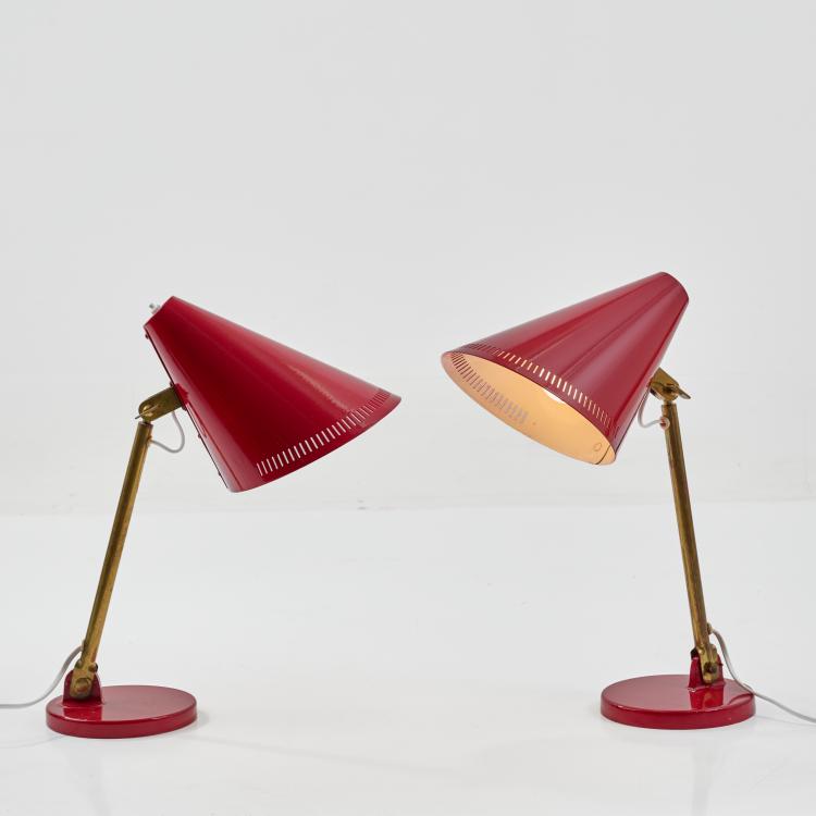 Bild 2 zu Objekt, Zwei Tischleuchten '9222', 1950er Jahre (Entwurf), Paavo Tynell, Idman Oy, Vilhonvuorenkatu, 183A 273