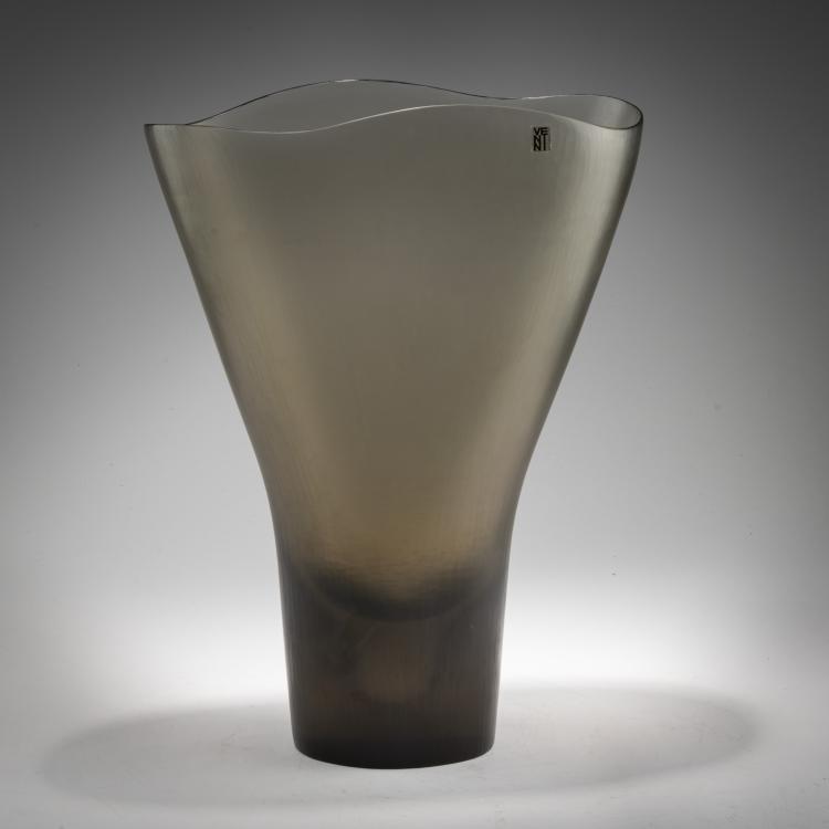 Hauptbild zu Objekt, Gro&szlig;e Vase 'Battuto', 1959-62, Tobia Scarpa, Venini, Murano, 183B 762