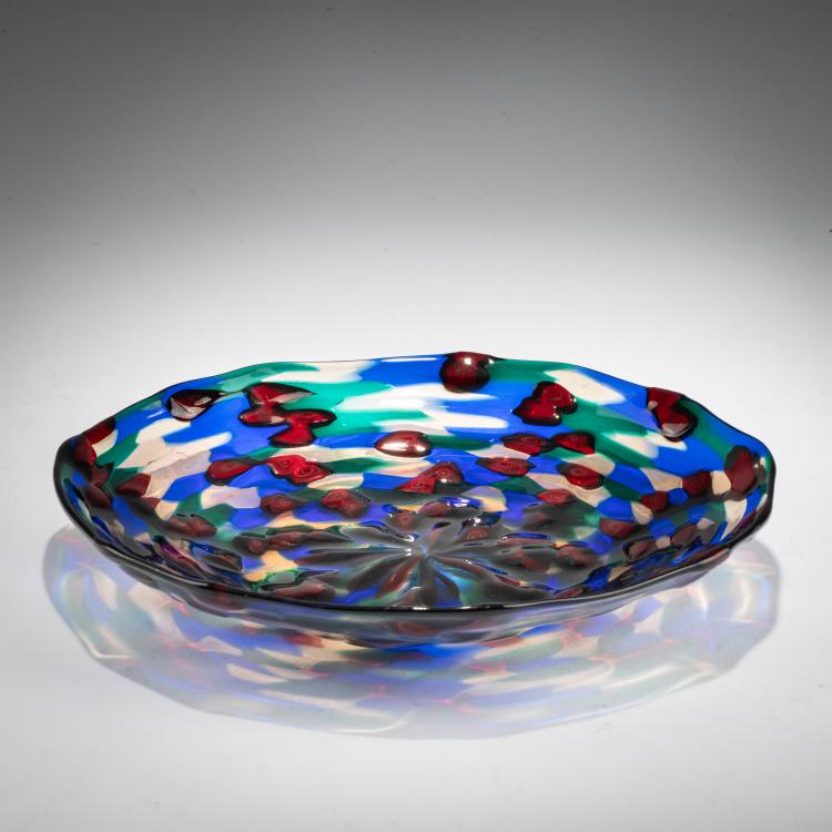 Hauptbild zu Objekt, Teller 'Murrine', 1953-54, Fulvio Bianconi, Venini, Murano, 183B 744