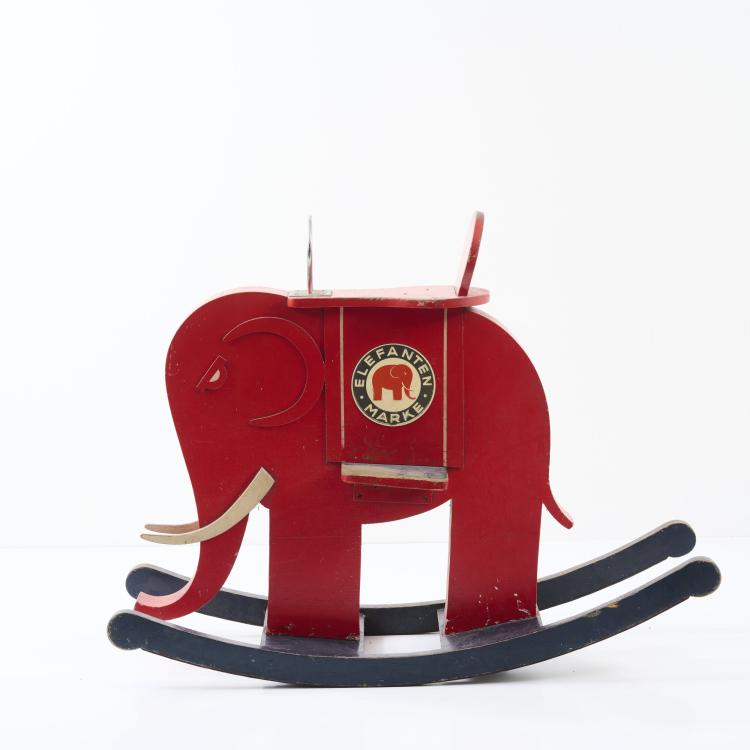 Hauptbild zu Objekt, Kinderschaukel aus einem Schuh-Gesch&auml;ft, 1970er Jahre (Entwurf), Deutschland / Germany, 183A 506