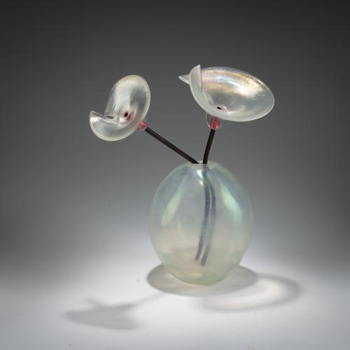 'Fouchi d’acqua' vase with two flowers, 2002