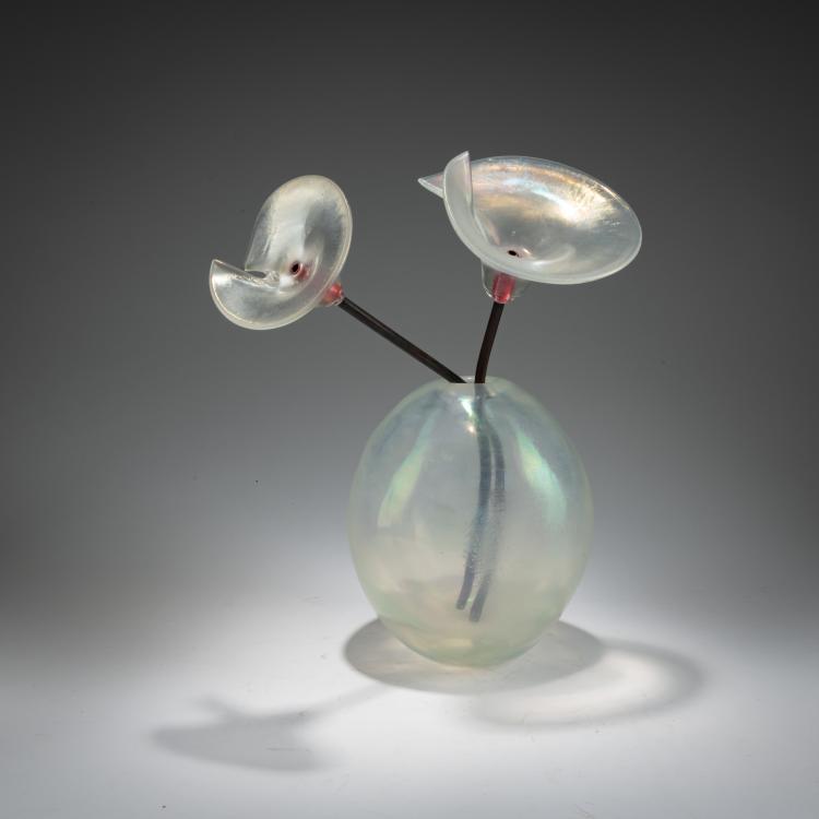 Hauptbild zu Objekt, Vase mit Blumen 'Fouchi d'acqua', 2002, Giorgio Vigna, Venini, Murano, 183B 803