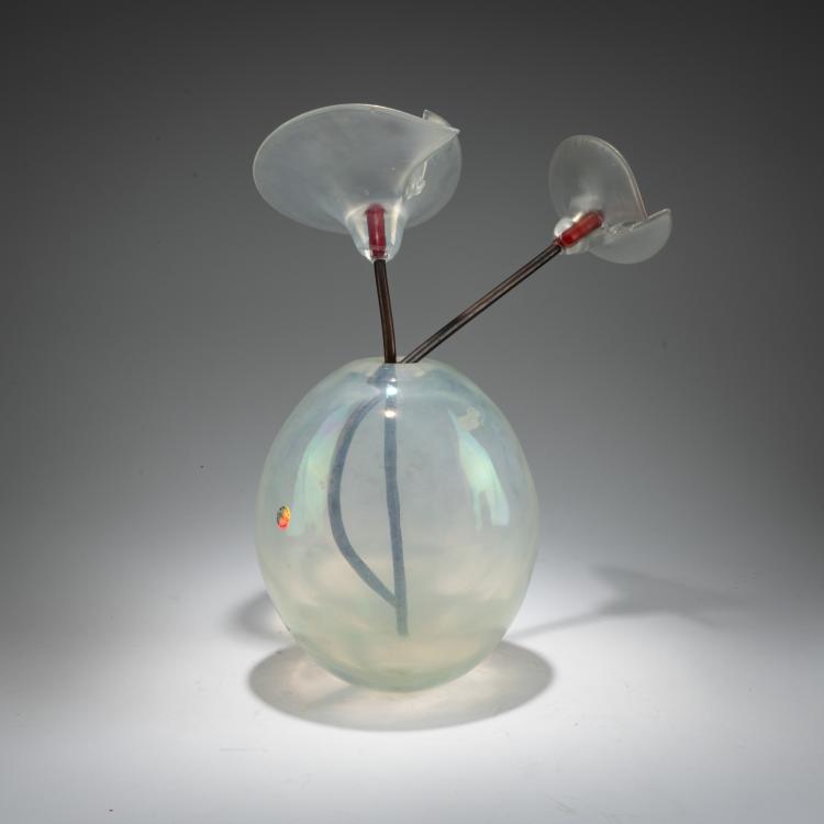 Bild 1 zu Objekt, Vase mit Blumen 'Fouchi d'acqua', 2002, Giorgio Vigna, Venini, Murano, 183B 803