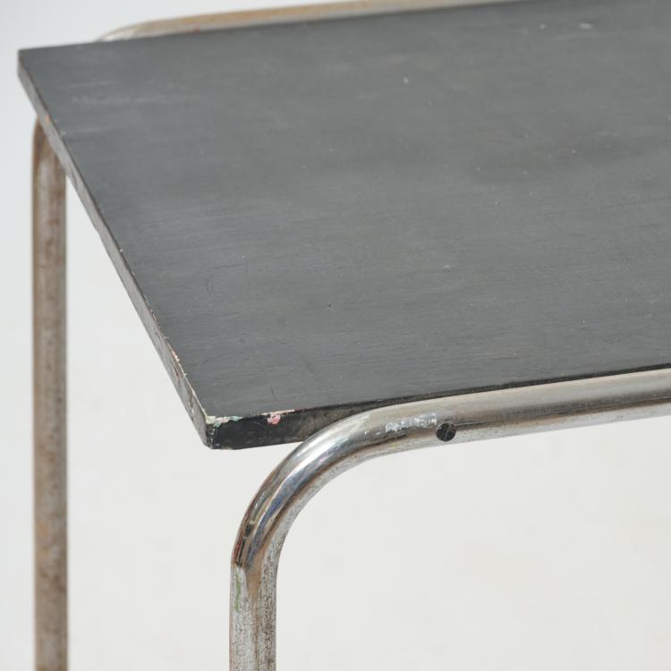 Bild 2 zu Objekt, 'B 9' &mdash; variation sidetable, c. 1925/26 (design), Marcel Breuer (in the style of), M&uuml;cke-Melder, Frystad (zugeschrieben / attributed), 183A 131