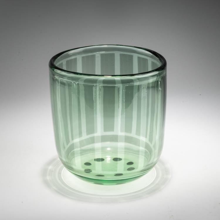 Bild 1 zu Objekt, Vase 'Ravenna', 1963 (Entwurf), Sven Palmqvist, Orrefors Glasbruk, Orrefors, 183A 49
