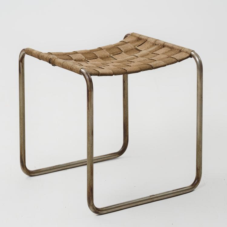 Hauptbild zu Objekt, Stool similar to 'MR 1', 1927 (design), Ludwig Mies van der Rohe (in the style of), Deutschland / Germany, 183A 133