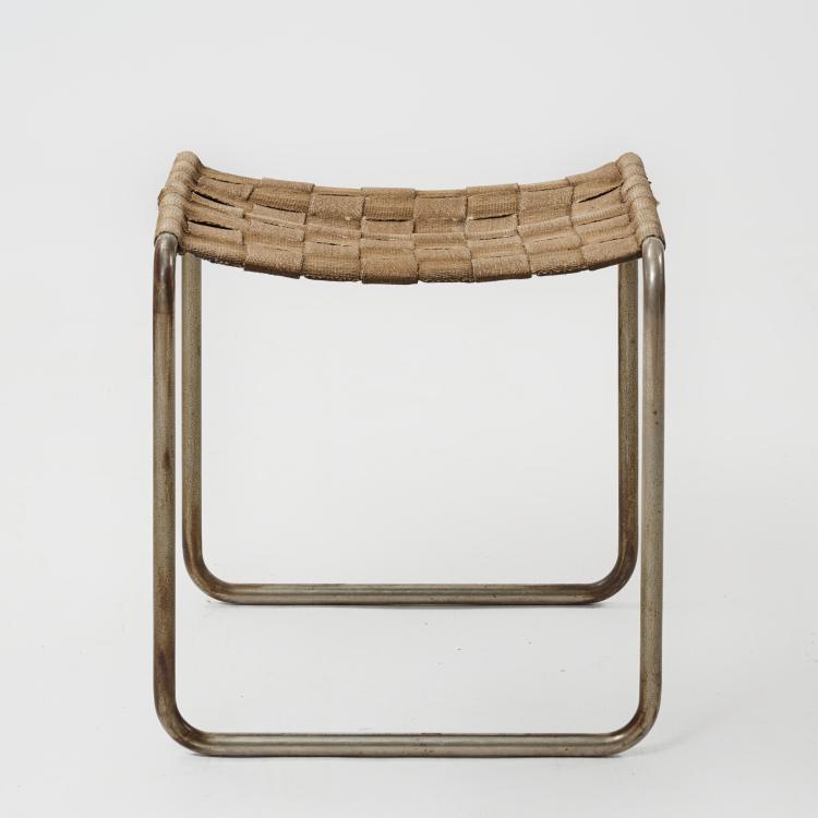 Bild 1 zu Objekt, Stool similar to 'MR 1', 1927 (design), Ludwig Mies van der Rohe (in the style of), Deutschland / Germany, 183A 133