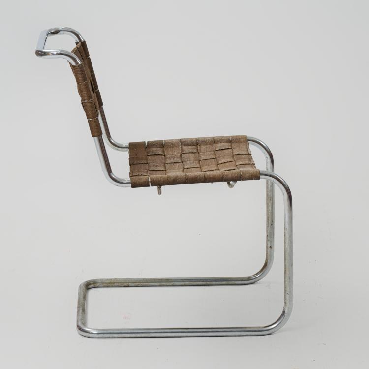 Bild 1 zu Objekt, 'B 33' or 'ST 12' cantilever chair, 1926 (design), Marcel Breuer,Anton Lorenz,Mart Stam, Thonet, Frankenberg; Desta, Berlin, 183A 165