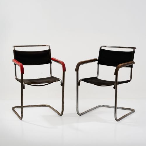 Two cantilever chairs, 1930s (design)