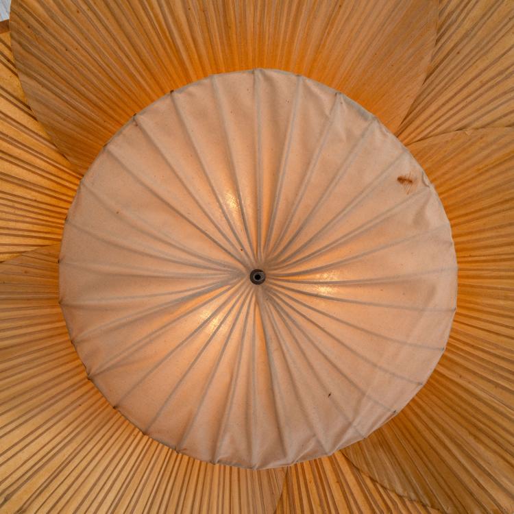 Bild 4 zu Objekt, Deckenleuchte 'Hana I' aus der Serie 'Uchiwa', 1974 (Entwurf), Ingo Maurer, Design M, Ingo Maurer, M&uuml;nchen / Munich, 183A 210