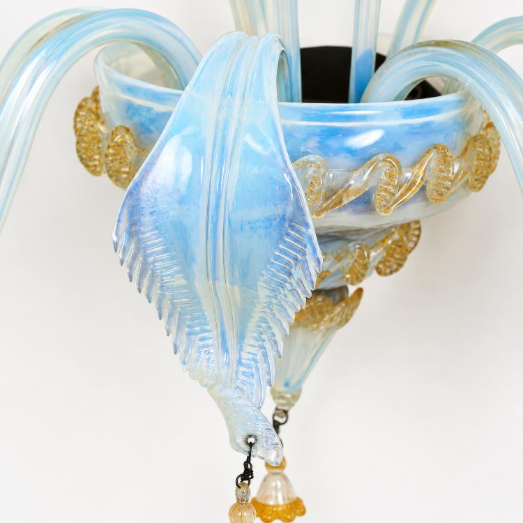 Bild 5 zu Objekt, Deckenleuchte und zwei Wandappliquen, 1950er Jahre (Entwurf), Barovier & Toso, Murano, 183A 255