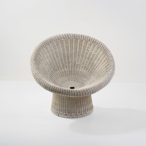 Korbsessel 'E 10', 1949 (Entwurf)