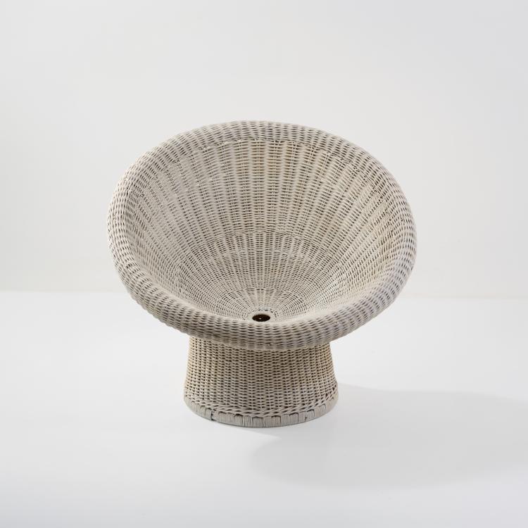 Hauptbild zu Objekt, Korbsessel 'E 10', 1949 (Entwurf), Egon Eiermann, Murmann, Heinrich, Johannisthal, 183A 203