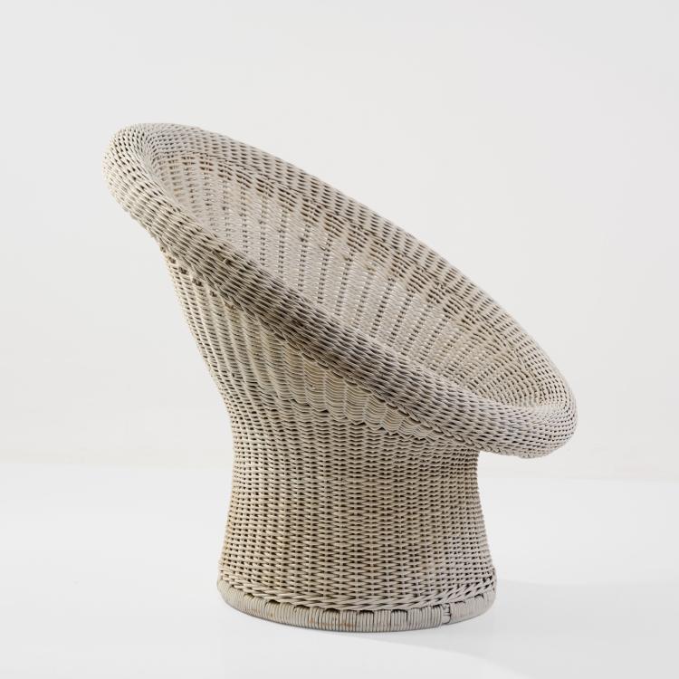 Bild 1 zu Objekt, Korbsessel 'E 10', 1949 (Entwurf), Egon Eiermann, Murmann, Heinrich, Johannisthal, 183A 203