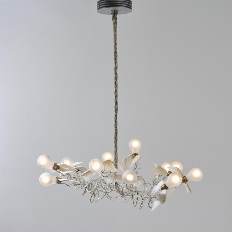 Bild 2 zu Objekt, Deckenleuchte 'Birdie', 2002 (Entwurf), Ingo Maurer, Design M, Ingo Maurer, M&uuml;nchen / Munich, 183A 217