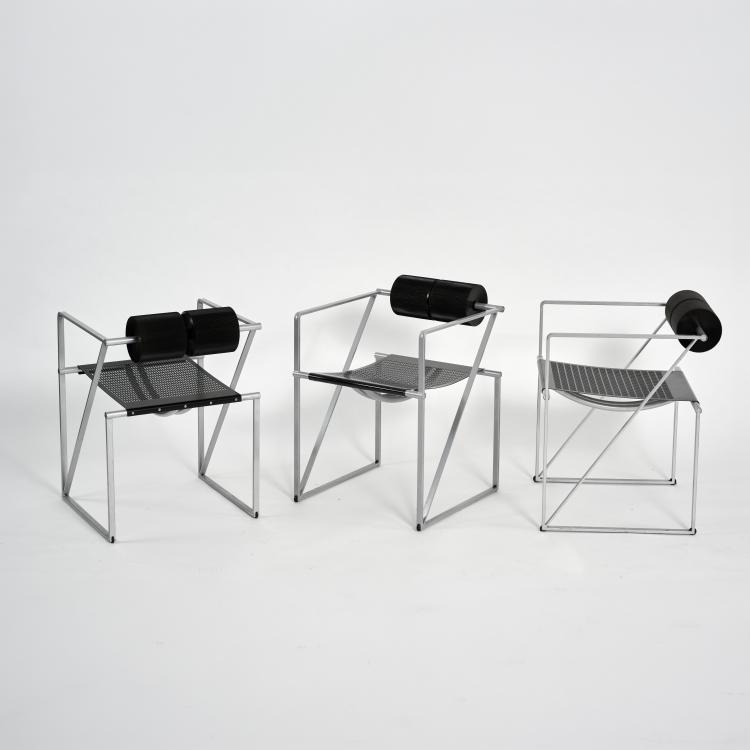 Bild 2 zu Objekt, Drei Armlehnst&uuml;hle 'Seconda', 1982 (Entwurf), Mario Botta, Alias, Bergamo, 183A 558