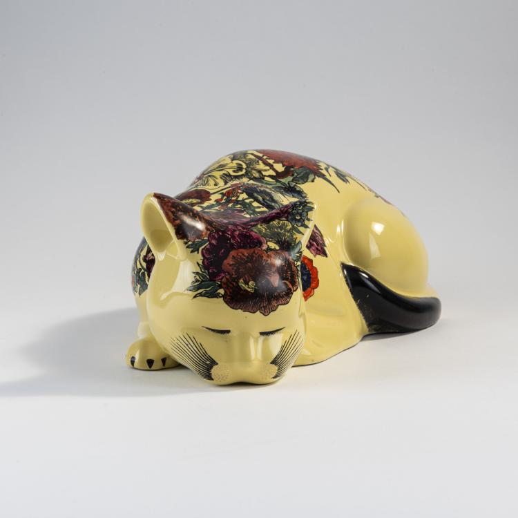 Bild 1 zu Objekt, Katze 'Gatto accovacciati', 1960er Jahre (Entwurf), Piero Fornasetti, Fornasetti, Mailand / Milan, 183A 120