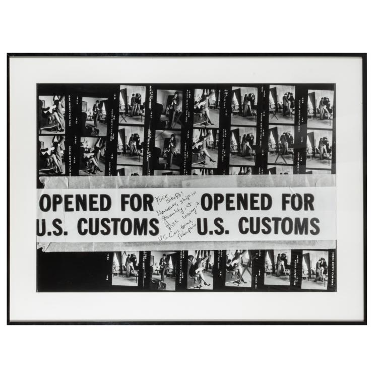 Bild 1 zu Objekt, 'Opened for U.S. Customs' (Memphis Tennessee), 1991, Helmut Newton, 183C 952