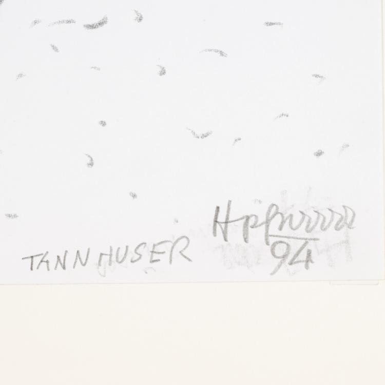 Bild 1 zu Objekt, 'Tannh&auml;user', 1994, Kurt H&uuml;pfner, 183C 882