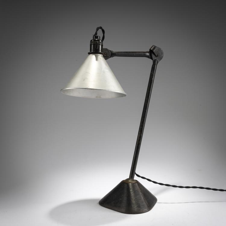 Hauptbild zu Objekt, Tischleuchte, 1930er Jahre (Entwurf), Bernard-Albin Gras, Gachons, Didier des & Ravel, Paris, 183A 166
