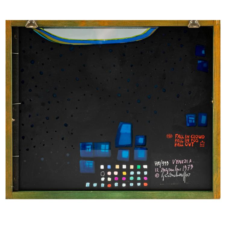 Bild 1 zu Objekt, 3D-Objekt 'Fall in Cloud, Fall in Fog, Fall Out', 1979, Friedensreich Hundertwasser, Gruener Janura AG, Glarus (Publ.), 183C 936