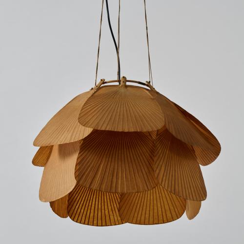 Deckenleuchte 'Ju-Yon' aus der Serie 'Uchiwa', 1973 (Entwurf)