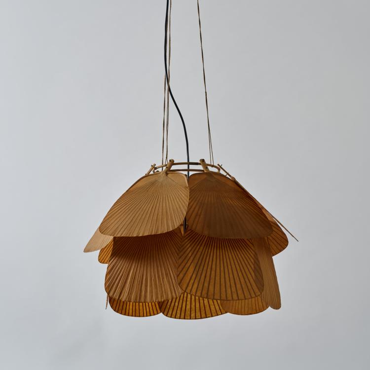 Bild 1 zu Objekt, Deckenleuchte 'Ju-Yon' aus der Serie 'Uchiwa', 1973 (Entwurf), Ingo Maurer, Design M, Maurer, Ingo, M&uuml;nchen / Munich, 