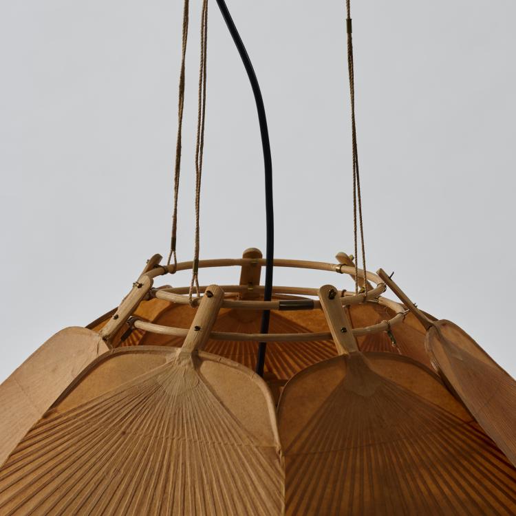 Bild 3 zu Objekt, Deckenleuchte 'Ju-Yon' aus der Serie 'Uchiwa', 1973 (Entwurf), Ingo Maurer, Design M, Maurer, Ingo, M&uuml;nchen / Munich, 
