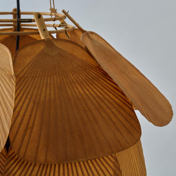 Bild 4 zu Objekt, Deckenleuchte 'Ju-Yon' aus der Serie 'Uchiwa', 1973 (Entwurf), Ingo Maurer, Design M, Maurer, Ingo, M&uuml;nchen / Munich, 
