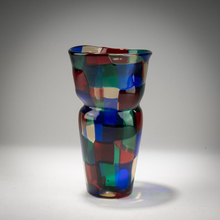 Bild 2 zu Objekt, Vase 'Pezzato', um 1951, Fulvio Bianconi, Venini, Murano, 183B 737