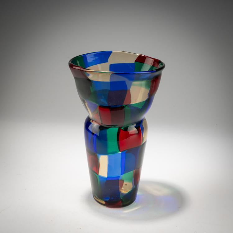 Bild 3 zu Objekt, Vase 'Pezzato', um 1951, Fulvio Bianconi, Venini, Murano, 183B 737