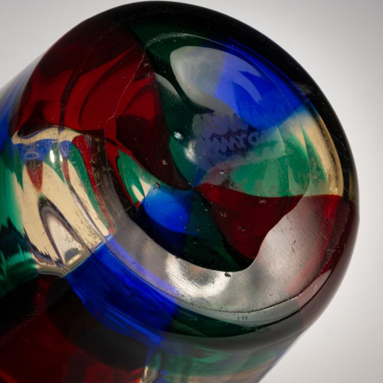 Bild 4 zu Objekt, Vase 'Pezzato', um 1951, Fulvio Bianconi, Venini, Murano, 183B 737