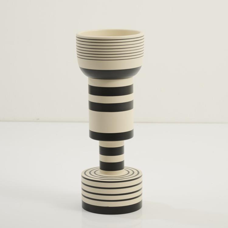 Hauptbild zu Objekt, Vase 'Calice' - '502', um 1986 (Entwurf), Ettore Sottsass, Bitossi, Montelupo, 183A 87