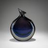 'Sommerso grigio blu' vase, c. 1960