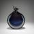 Vase 'Sommerso grigio blu', um 1960