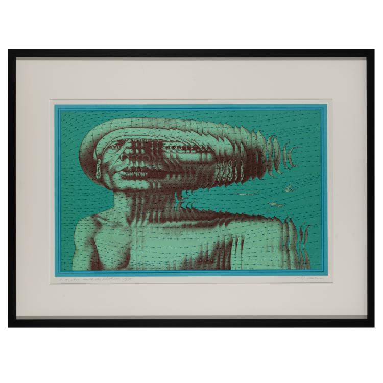 Bild 1 zu Objekt, 'Ein Hauch des Schicksals', 1975, Rudolf Hausner, 183C 929