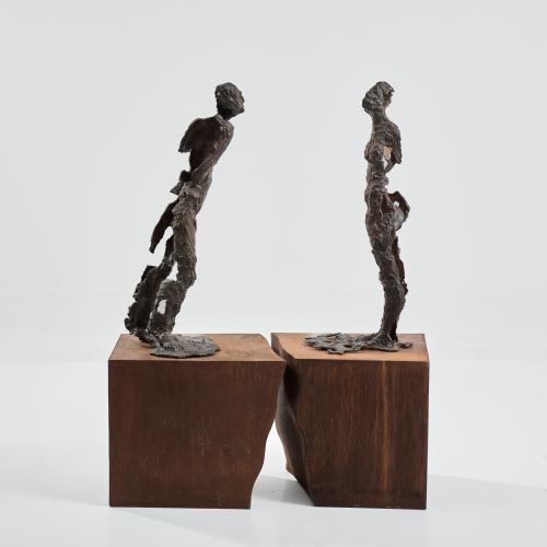 2-teilige Skulptur 'Es gibt Gründe', 1992