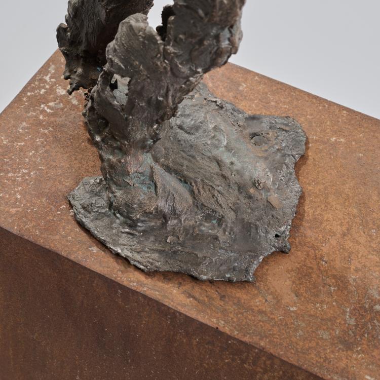 Bild 4 zu Objekt, 2-teilige Skulptur 'Es gibt Gr&uuml;nde', 1992, Norbert Marten, 183C 822
