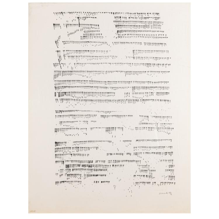 Hauptbild zu Objekt, Ohne Titel (74/2), 1974, Oskar Holweck, Griffelkunst-Vereinigung Hamburg e.V. (Publ.), 183C 927