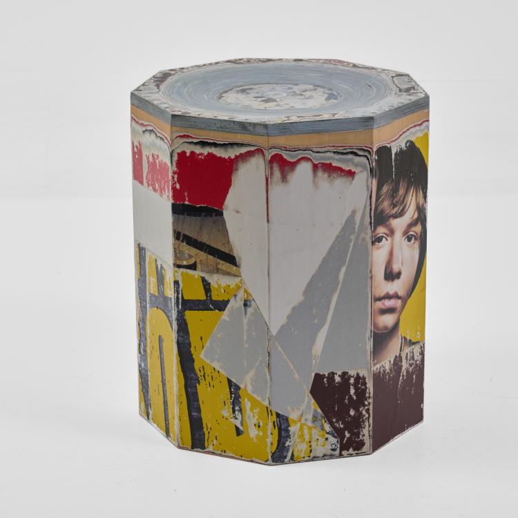 Bild 1 zu Objekt, Hocker 'Stratocube 05', 2011 (Entwurf), R&uuml;diger Lange, Lange, R&uuml;diger, 183A 658