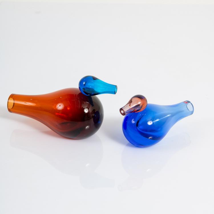 Hauptbild zu Objekt, Two 'Contrasti' birds, 2009 (design), Giorgio Vigna, Iittala, Kalvola, 183A 55
