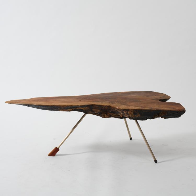 Bild 1 zu Objekt, Baumstammtisch, um 1955 (Entwurf), Carl Aub&ouml;ck, Aub&ouml;ck, Carl, Werkst&auml;tte, Wien / Vienna, 183A 279