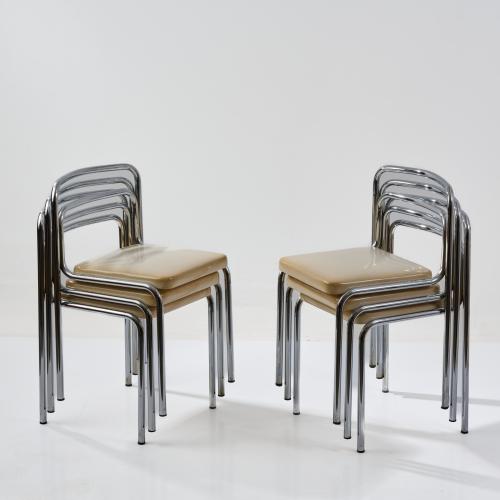 Sechs Stühle 'Orix', 1970er Jahre (Entwurf)