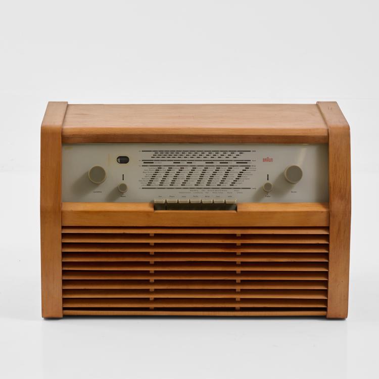 Bild 1 zu Objekt, Tischradio 'TS-G', 1955 (Entwurf), Hans Gugelot,Helmut M&uuml;ller-K&uuml;hn, Braun AG, Frankfurt am Main, 183A 522
