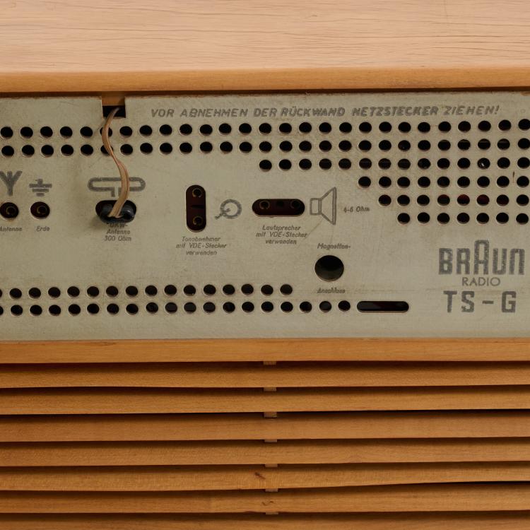 Bild 2 zu Objekt, Tischradio 'TS-G', 1955 (Entwurf), Hans Gugelot,Helmut M&uuml;ller-K&uuml;hn, Braun AG, Frankfurt am Main, 183A 522