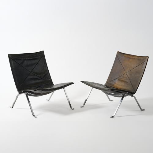 Zwei Sessel 'PK 22', 1956 (Entwurf)