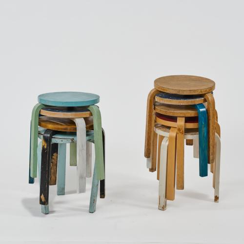 Neun Hocker '60', 1933 (Entwurf)