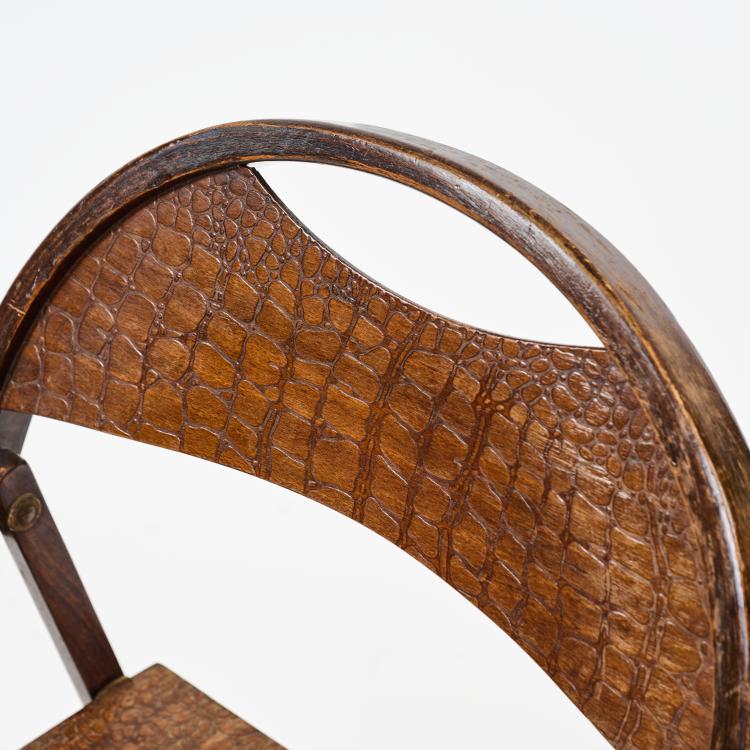 Bild 3 zu Objekt, Zwei Klappst&uuml;hle 'B751', um 1930 (Entwurf), Thonet, Wien / Vienna, 183A 154