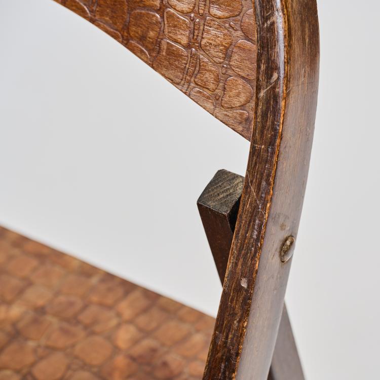 Bild 5 zu Objekt, Zwei Klappst&uuml;hle 'B751', um 1930 (Entwurf), Thonet, Wien / Vienna, 183A 154